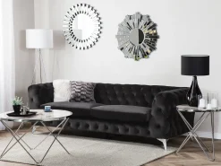 Shop Beliani Poytavalaisin Posliini Musta Santee