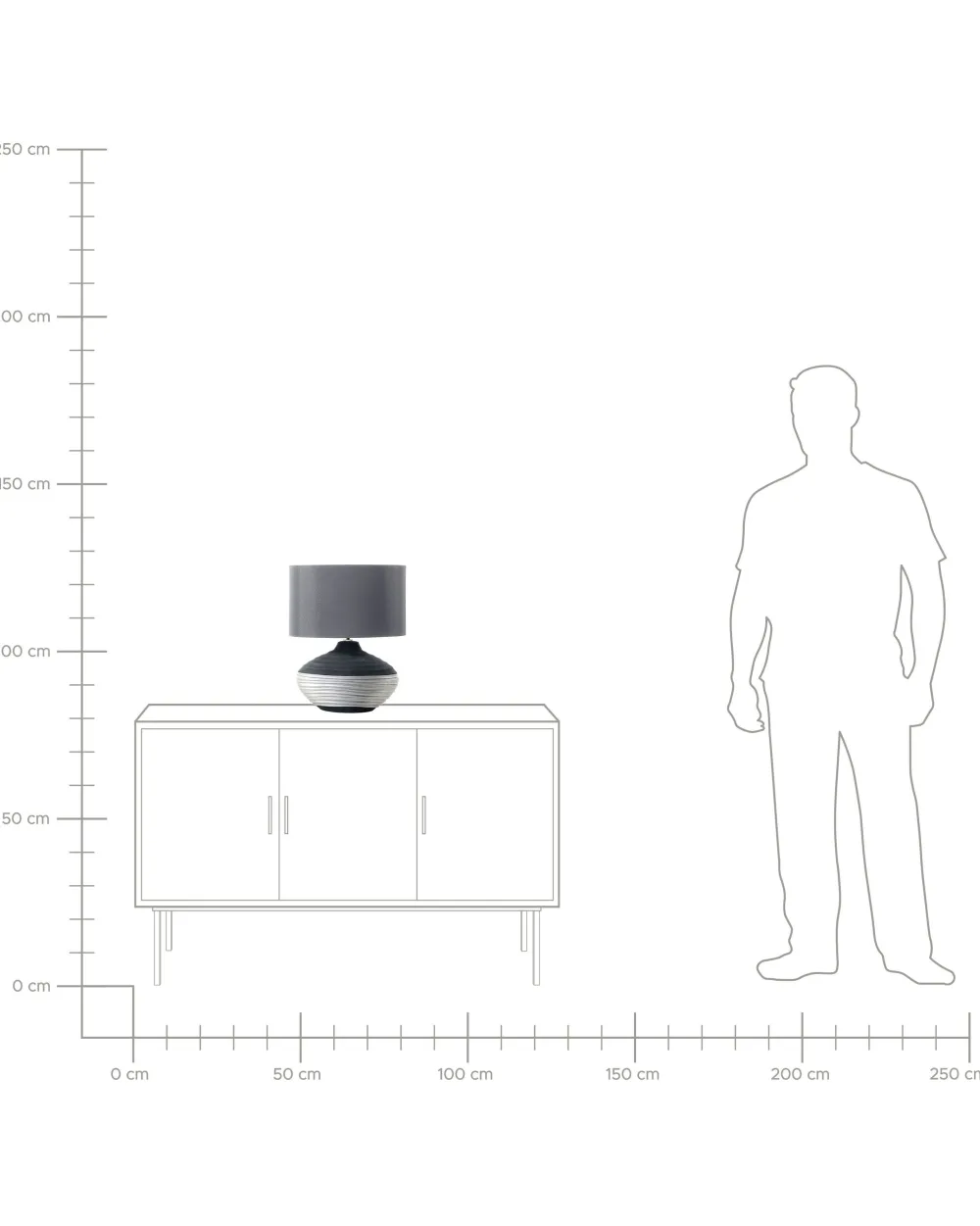 Cheap Beliani Poytavalaisin Posliini Tummanharmaa Lima