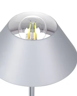 Valaisimet<Beliani Poytavalaisin Rauta Vaaleanharmaa Caparo