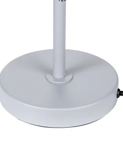 Valaisimet<Beliani Poytavalaisin Rauta Vaaleanharmaa Caparo