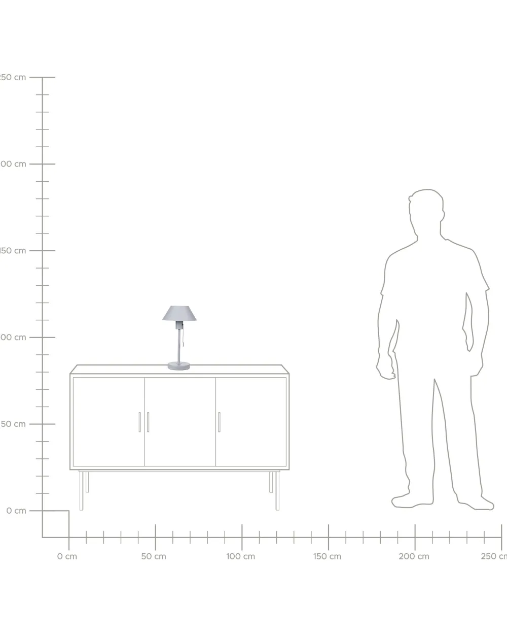 Valaisimet<Beliani Poytavalaisin Rauta Vaaleanharmaa Caparo
