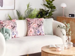 Valaisimet<Beliani Poytavalaisin Rauta Vaaleanpunainen Moruga