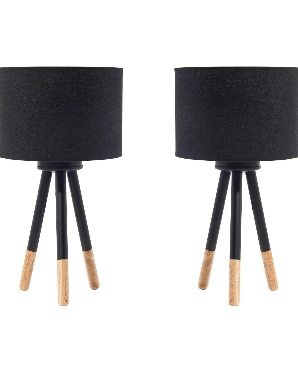 Best Sale Beliani Poytavalaisin Saarni Musta 2 Kpl Tobol