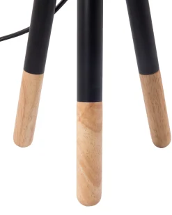 Best Sale Beliani Poytavalaisin Saarni Musta 2 Kpl Tobol