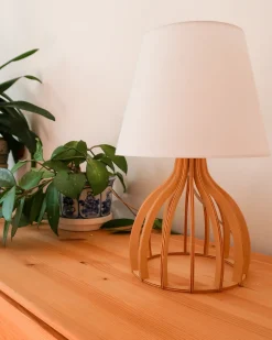 Outlet Beliani Poytavalaisin Valkoinen/Vaalea Puu Agueda