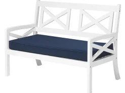 Hot Beliani Puinen Istuinryhma Puutarhaan Sininen Baltic