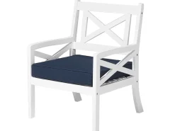 Hot Beliani Puinen Istuinryhma Puutarhaan Sininen Baltic