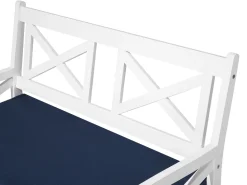 Hot Beliani Puinen Istuinryhma Puutarhaan Sininen Baltic