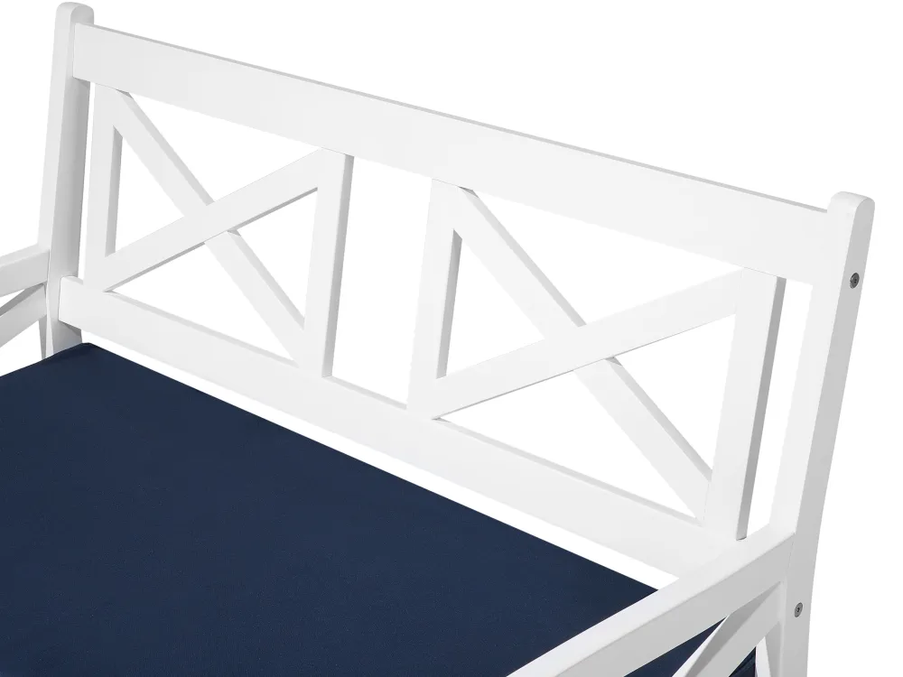 Hot Beliani Puinen Istuinryhma Puutarhaan Sininen Baltic