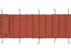 Store Beliani Punainen Lepotuolin Pehmustetyyny 180 X 60 Cm Brescia