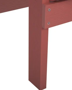 Sale Beliani Punainen Puutarhatuoli Adirondack