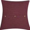 Tekstiilit<Beliani Punainen Raidallinen Kangas Koristetyyny 45 X 45 Cm Campanula