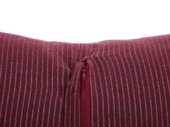 Tekstiilit<Beliani Punainen Raidallinen Kangas Koristetyyny 45 X 45 Cm Campanula