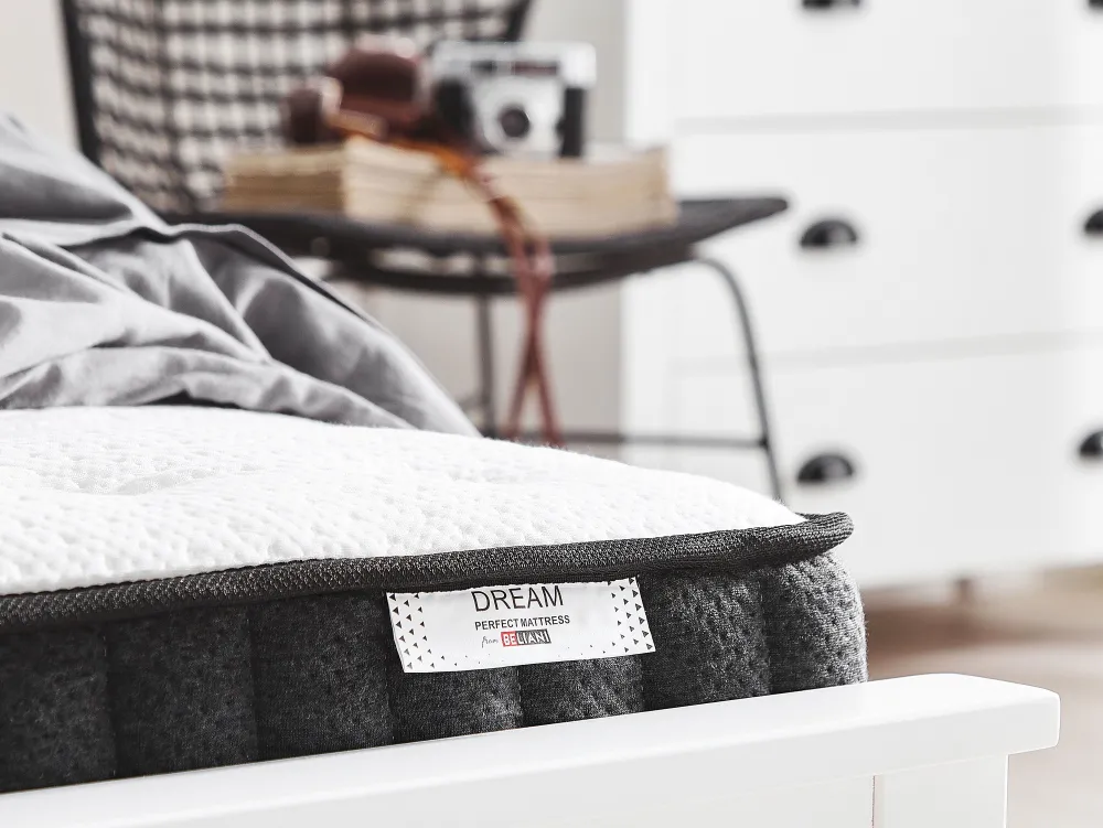 Patjat<Beliani Pussijousitettu Patja Keskikova 180 X 200 Cm Dream