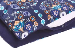 Lastenhuone<Beliani Pussilakanasetti Satiinipuuvilla Tummansininen 135 X 200 Cm Madrona