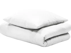 Tekstiilit<Beliani Pussilakanasetti Satiinipuuvillaa 240 X 220 Cm Valkoinen Avondale