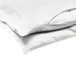 Tekstiilit<Beliani Pussilakanasetti Satiinipuuvillaa 240 X 220 Cm Valkoinen Avondale