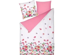 Tekstiilit<Beliani Pussilakanasetti Satiinipuuvilla Monivarinen 155 X 220 Cm Larynhill