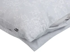 Tekstiilit<Beliani Pussilakanasetti Satiinipuuvilla Harmaa 135 X 200 Cm Morningside