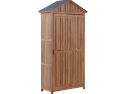 Hot Beliani Puutarhakaappi Akasiapuu Ruskea 100 X 200 Cm Savoca