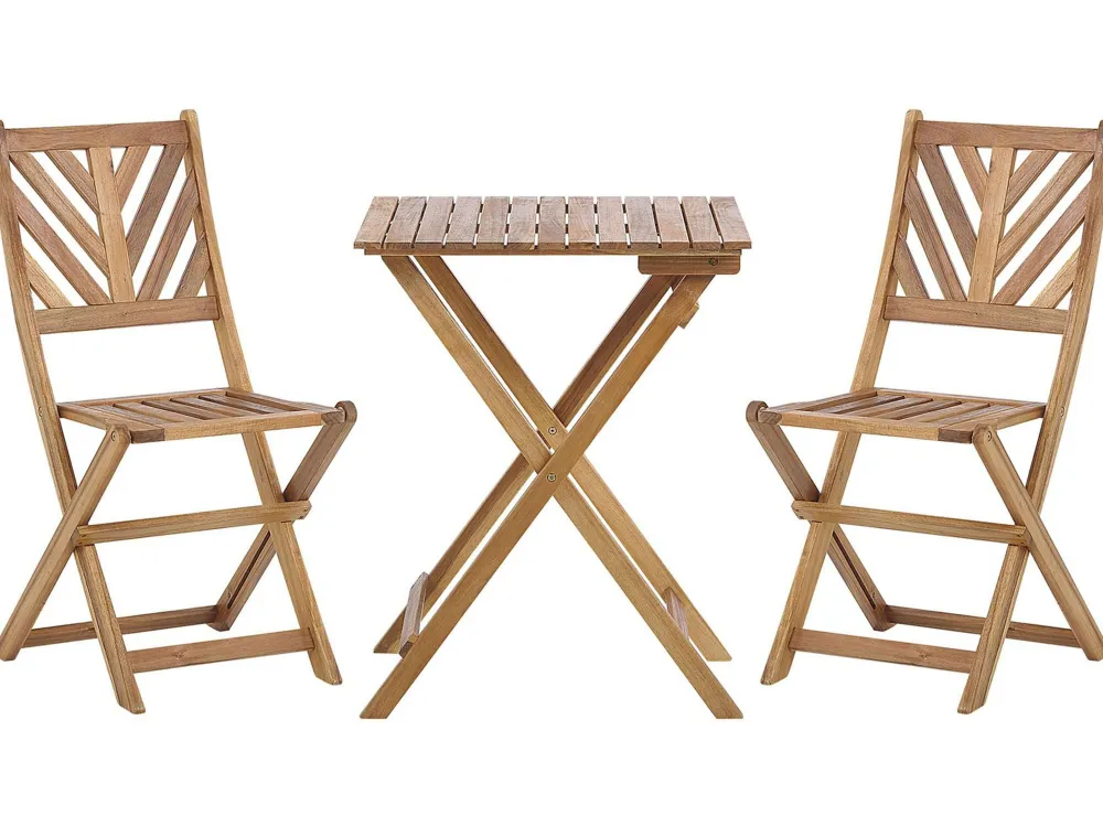 Ulkokalusteet<Beliani Puutarhakalustesetti 2 Hengelle Terni