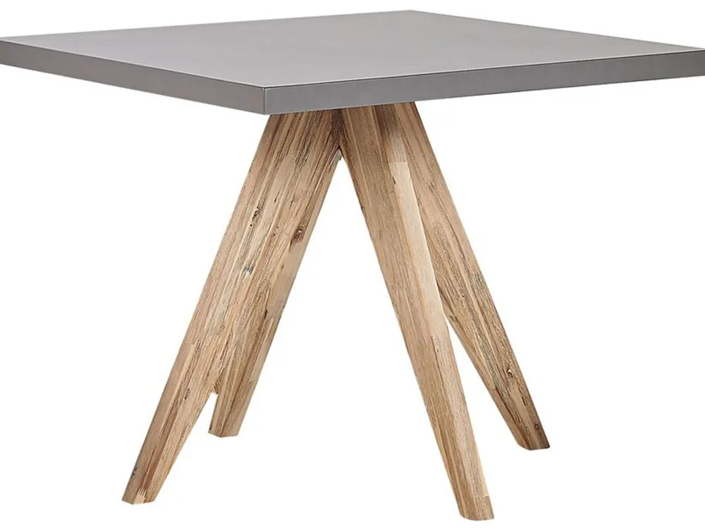 Ulkokalusteet<Beliani Puutarhakalustesetti Harmaa Betoniefektilla Olbia