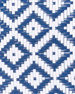 Clearance Beliani Puutarhakalustesetti 4-Istuttava Sinivalkoinen Rifreddo