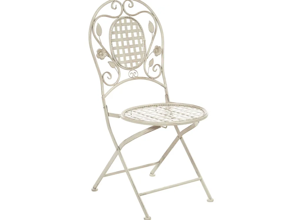 Ulkokalusteet<Beliani Puutarhakalustesetti Metallinen Luonnonvalkoinen Bivio