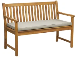 Hot Beliani Puutarhapenkki Sertifioitu Akaasia Vaalea Puu/Ruskeanharmaa 120 Cm Vivara