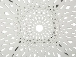 Clearance Beliani Puutarhapoyta 90 Cm Valkoinen Ancona