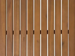 Pöydät<Beliani Puutarhapoyta Akaasia Vaalea Puu 180 X 90 Cm Sassari