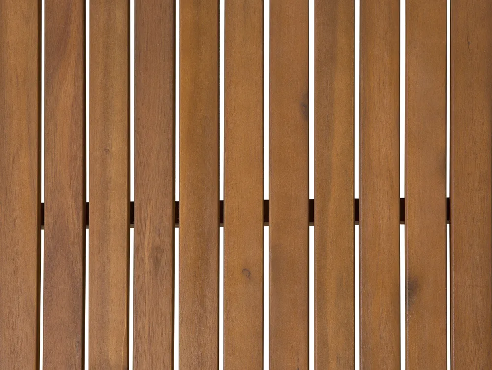 Pöydät<Beliani Puutarhapoyta Akaasia Vaalea Puu 180 X 90 Cm Sassari