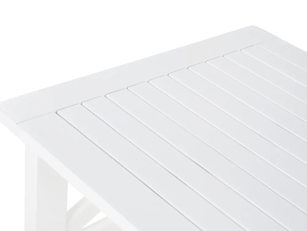 Ulkokalusteet<Beliani Puutarhapoyta Akaasia Valkoinen 100 X 55 Cm Baltic