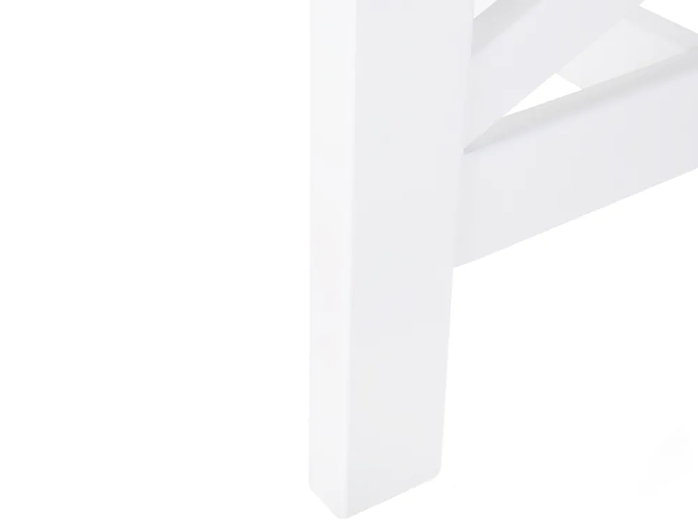 Ulkokalusteet<Beliani Puutarhapoyta Akaasia Valkoinen 100 X 55 Cm Baltic