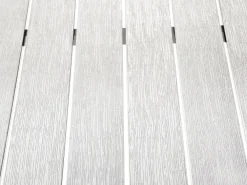 Shop Beliani Puutarhapoyta Alumiini Valkoinen 180 X 90 Cm Vernio