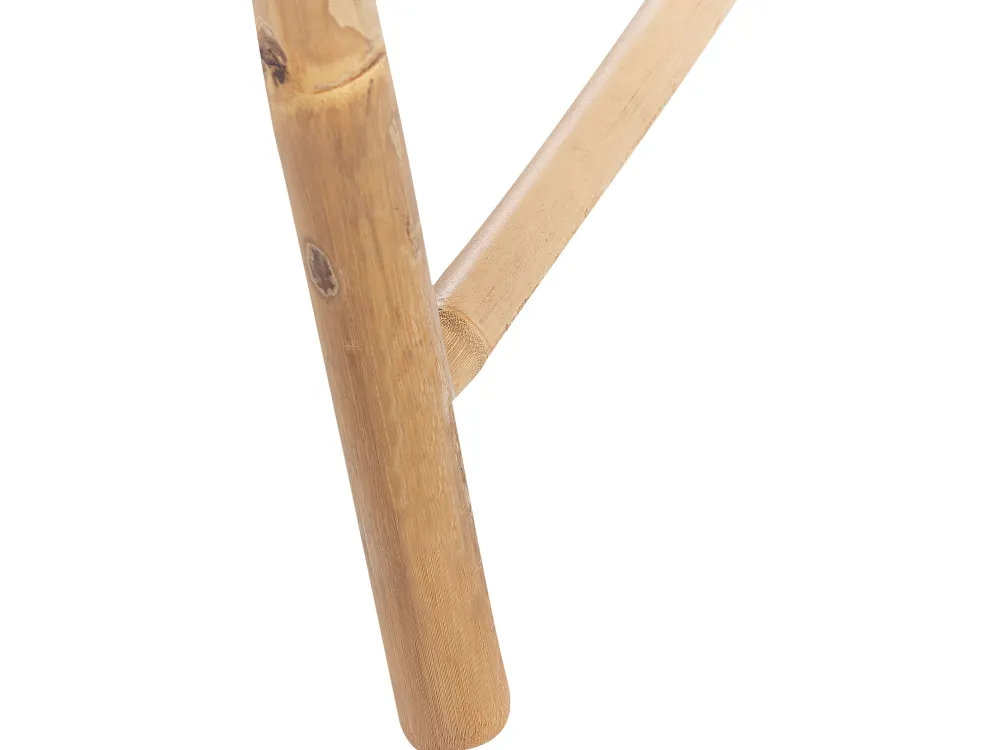 Ulkokalusteet<Beliani Puutarhapoyta Bambu Vaalea Puu 120 Cm Molise