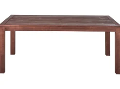 Pöydät<Beliani Puutarhapoyta Eukalyptus Tumma Puu 180 X 100 Cm Tuscania