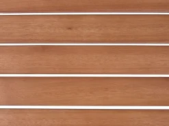 Clearance Beliani Puutarhapoyta Eukalyptus Vaalea Puu 190 X 105 Cm Monsano