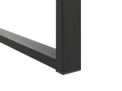 Pöydät<Beliani Puutarhapoyta Jatkettava Alumiini Musta 180/240 X 90 Cm Valcanetto