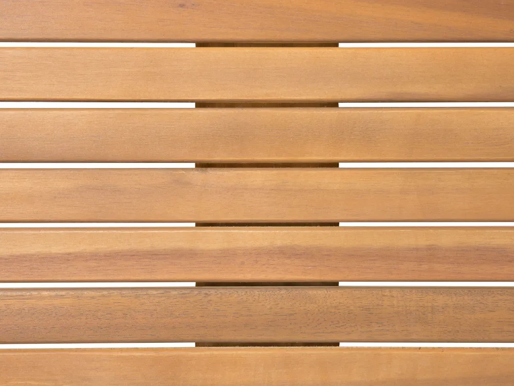 Ulkokalusteet<Beliani Puutarhapoyta Jatkettava Akaasia Vaalea Puu 180/240 X 100 Cm Cesana