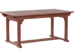 Ulkokalusteet<Beliani Puutarhapoyta Jatkettava Akaasia Tumma Puu 160/220 X 90 Cm Toscana