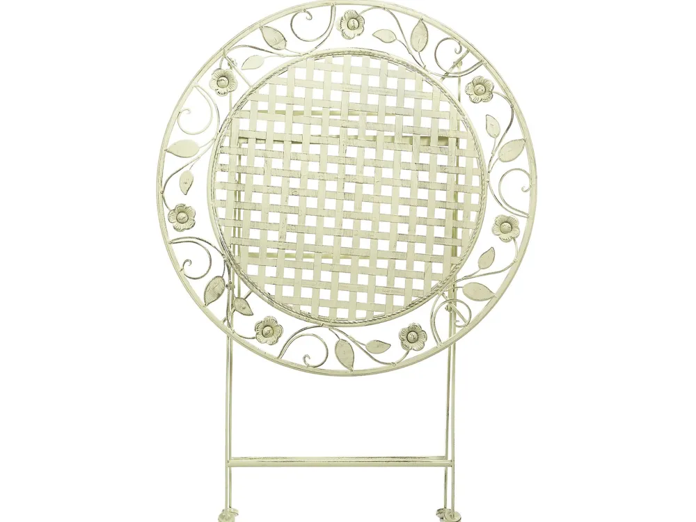 Ulkokalusteet<Beliani Puutarhapoyta Metallinen O 70 Cm Vaaleanvihrea Bivio