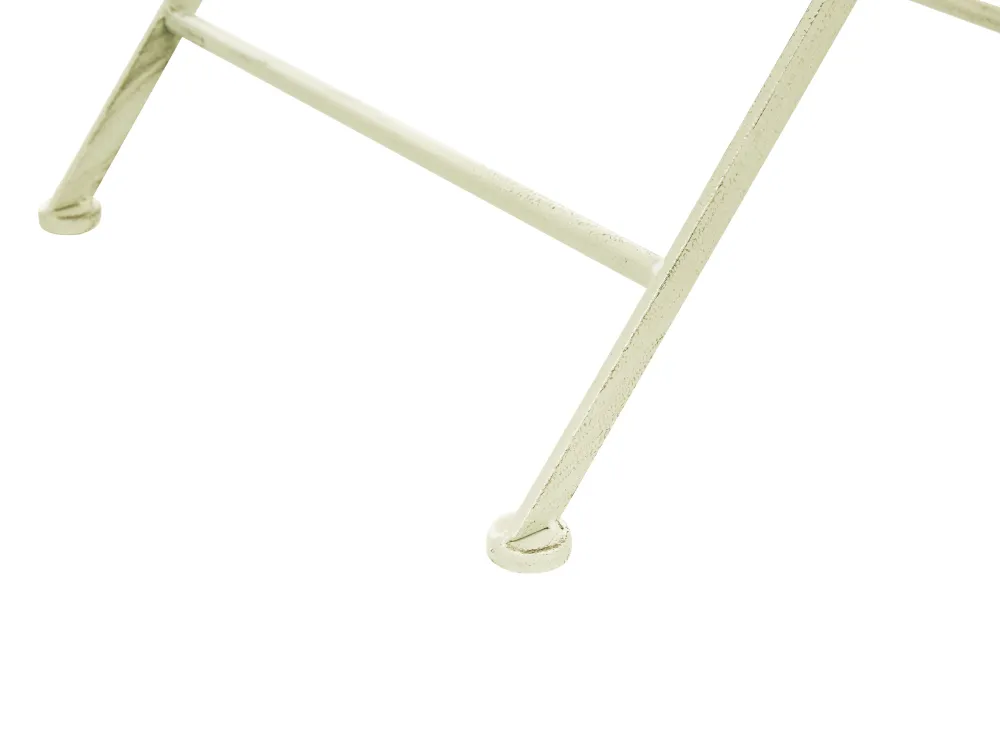 Ulkokalusteet<Beliani Puutarhapoyta Metallinen O 70 Cm Vaaleanvihrea Bivio