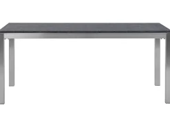 Clearance Beliani Puutarhapoyta Poltettu Graniittitaso Musta 180 X 90 Cm Grosseto