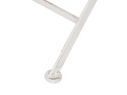 Ulkokalusteet<Beliani Puutarhapoyta Rauta Valkoinen 70 Cm Scafa