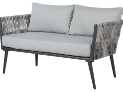 Ulkokalusteet<Beliani Puutarhapoytaryhma Harmaa/Musta Preveza