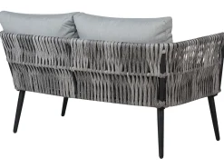 Ulkokalusteet<Beliani Puutarhapoytaryhma Harmaa/Musta Preveza