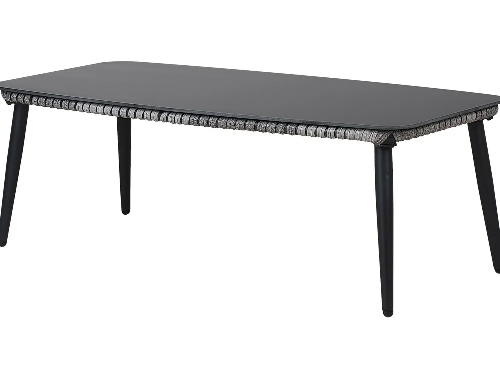 Ulkokalusteet<Beliani Puutarhapoytaryhma Harmaa/Musta Preveza