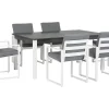 Ulkokalusteet<Beliani Puutarhapoytaryhma Jatkettava Poyta Ja 6 Tuolia Pancole
