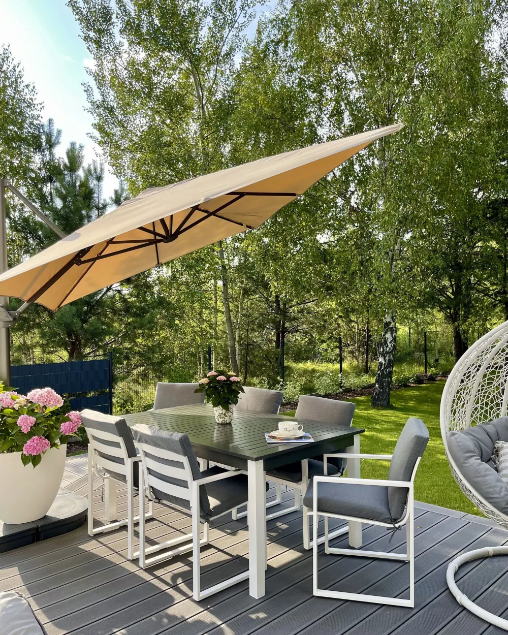 Ulkokalusteet<Beliani Puutarhapoytaryhma Jatkettava Poyta Ja 6 Tuolia Pancole